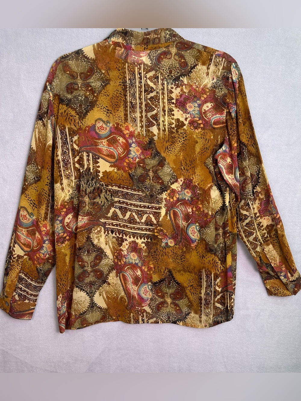 Chico's Multicolor Paisley Button-Front Shirt - Picture 2 of 9